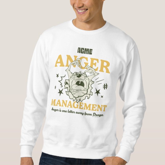 Moletom BOLSAS DE CARRO™ |TAZ™ ACME Anger Management (Frente)