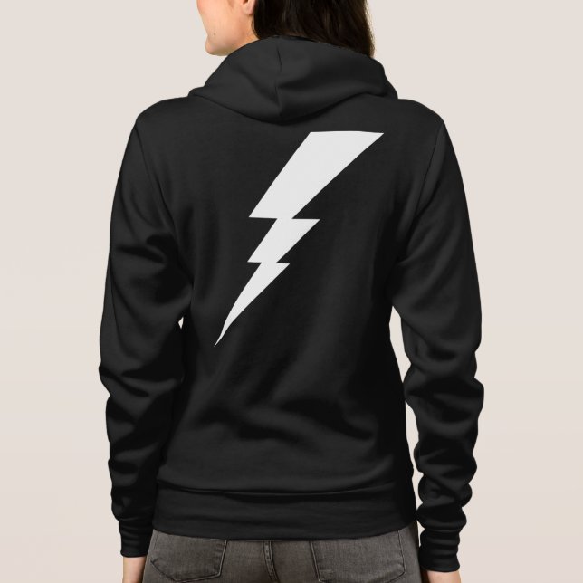 Moletom Bolt de Relâmpago White Flash (Verso)
