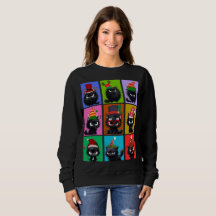 Bolt The Cat Christmas Sweatshirt das mulheres