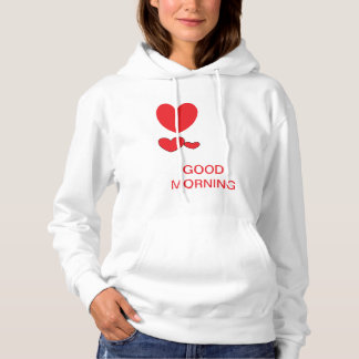 Moletom Bom dia Hoodie, das mulheres