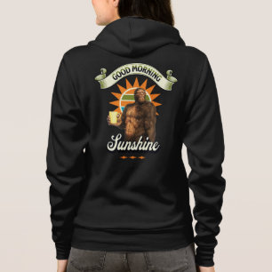Moletom Bom Dia Sol Bigfoot Bebendo Café