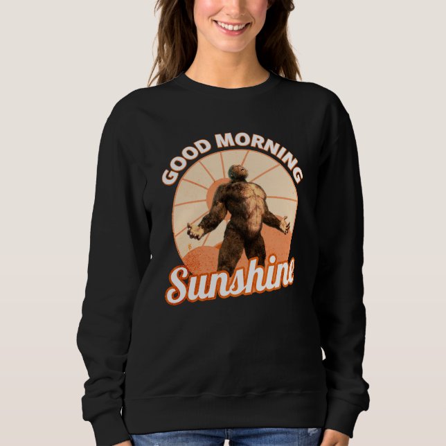 Moletom Bom Dia Sol Bigfoot Humor (Frente)