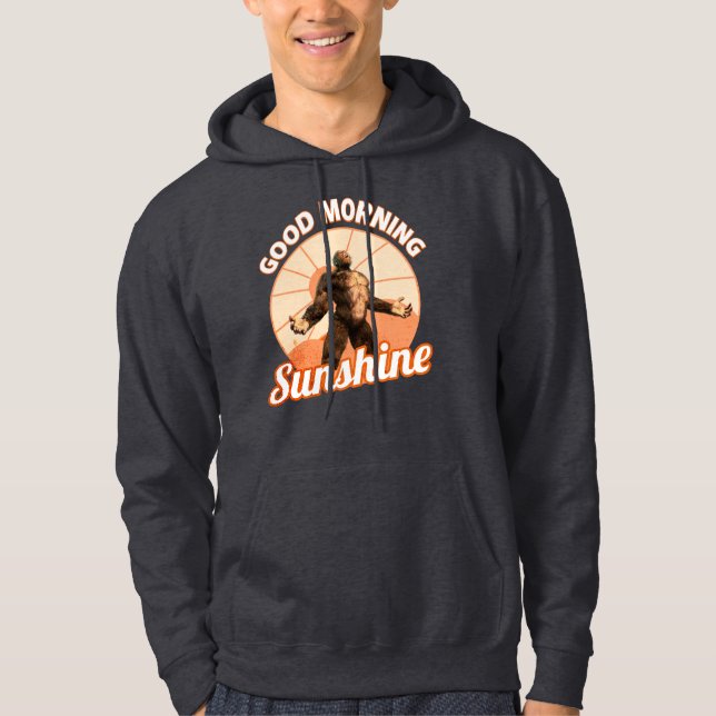 Moletom Bom Dia Sol Bigfoot Humor (Frente)