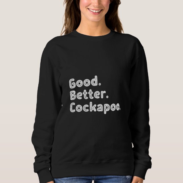 Moletom Bom melhor Cockapoo (Frente)