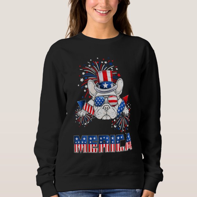 Moletom Bomba Francesa Merica Fogo 4 De Julho Menino (Frente)