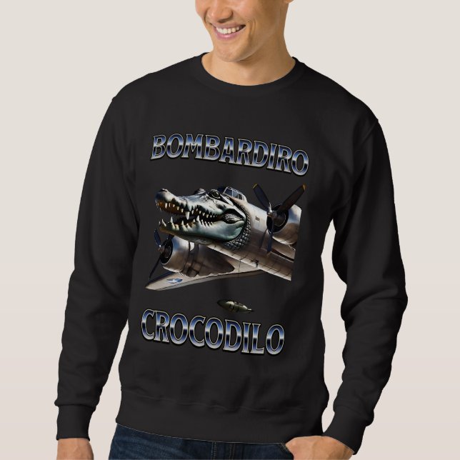 Moletom Bombardiro Crocodilo - Memória Brainrot Italiana (Frente)