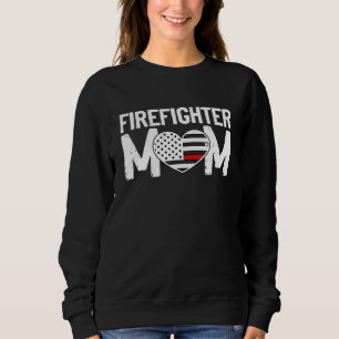 Moletom Bombeiros femininos Mãe Linha Vermelha fina Flagel