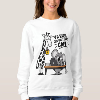 Moletom Bon Café – Funny Giraffe & Koala