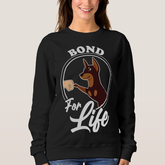 Moletom Bond Life Doberman Dog Cães Pet Ative (Frente)
