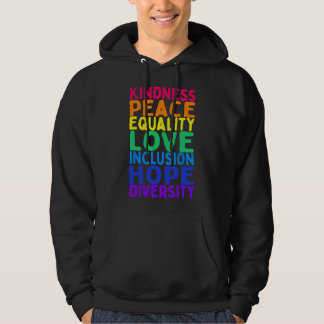 Moletom Bondade Paz Igualdade Inclusão Diversidade Humana