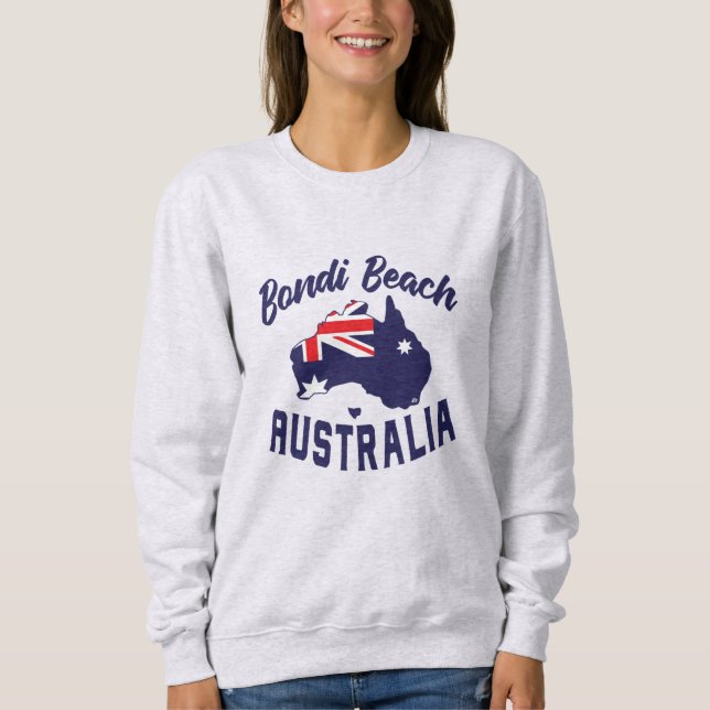Moletom Bondi Beach, Austrália, Crewneck Sweatshirt, (Frente)