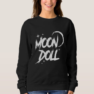 Moletom Boneca Lua Harajuku Gótico Alt Grunge Egirl Eboy E