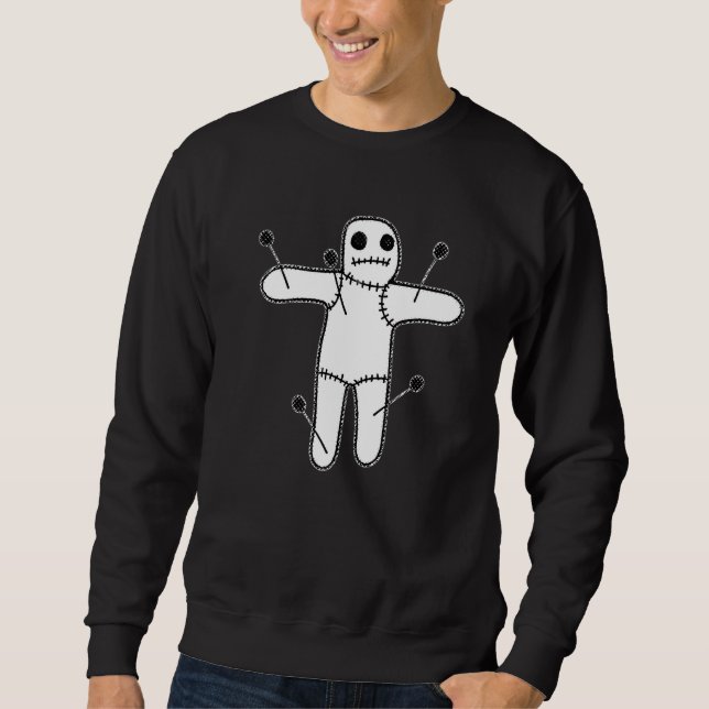 Moletom Boneca Voodoo Oculta Arte Escura Gótico Aes Gótico (Frente)