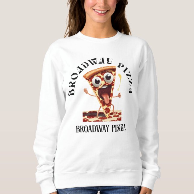 Moletom Bonfair Pizza T-Shirt Design - Trendy & Eye Catchi (Frente)