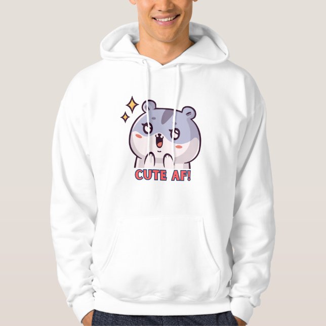 Moletom Bonita AF! Design de Hamster (Frente)
