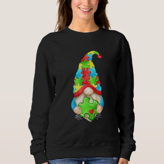 Moletom Bonita Autismo Sensibilização Gnomie Quebra-cabeça