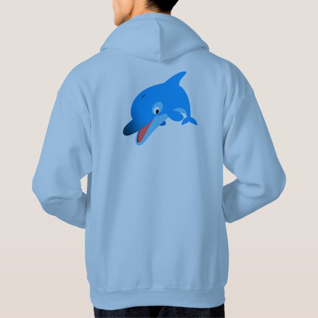 Moletom Bonita Cartoon Dolphin Hoodie (Verso)
