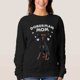 Moletom Bonita Doberman Mãe Mulheres Meninas Mãe Doberman
