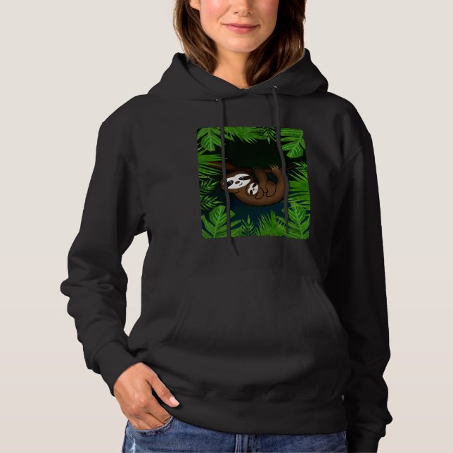Moletom Bonita Mãe Lenta Com Lama De Bebê Cub (Frente)
