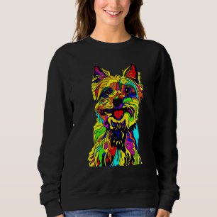 Moletom Bonita Pop Art Yorkies Yorkshire Terrier Dog Propr
