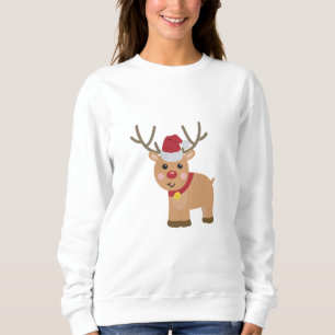Moletom Bonita Reindeer de Natal