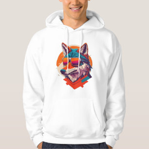 MOLETOM BONITA WOLF VESTINDO VIDRO.