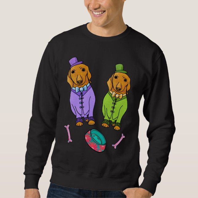 Moletom Bonito Amor Dachshund (Frente)