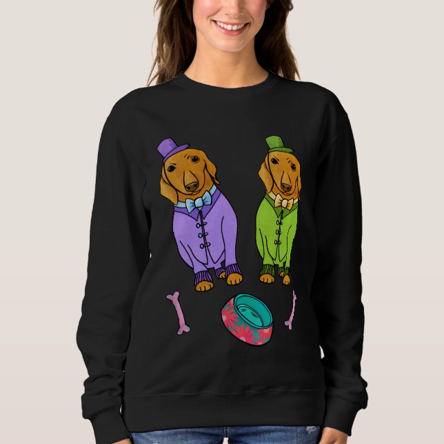Moletom Bonito Amor Dachshund (Frente)