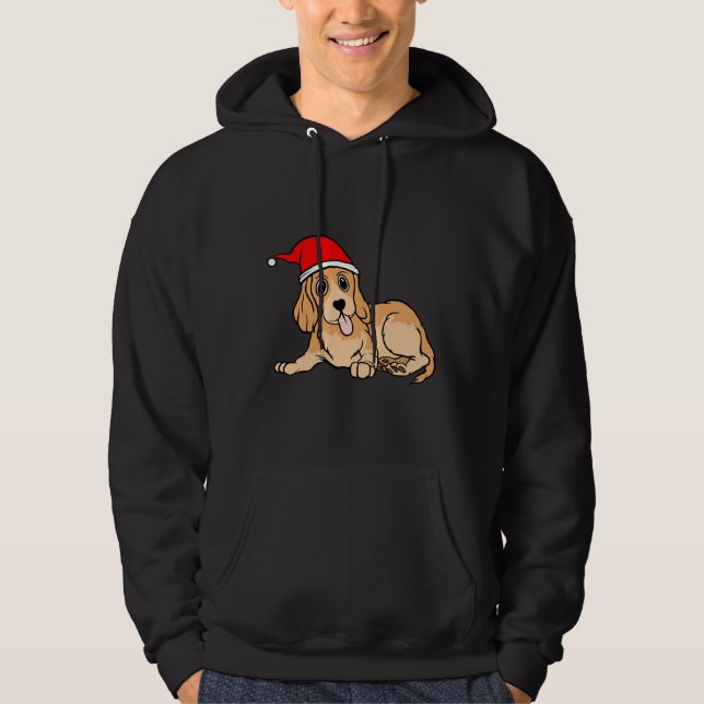 Moletom Bonito Dachshund No Natal De Santa Hat (Frente)