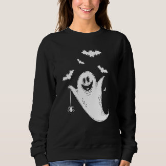 Moletom Bonito Dia de as Bruxas engraçado Ghost Bats Fanta