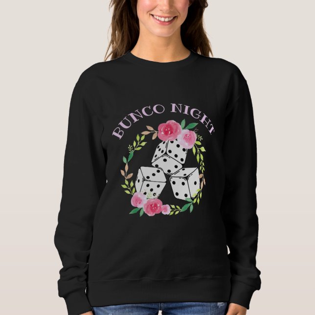 Moletom Bonito Floral Bunco Noite (Frente)