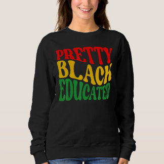 Moletom Bonito negro educado História negra mês negro