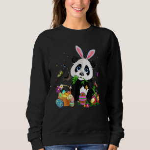 Moletom Bonito Panda Coelhinho De Ovo Caçando Ovo Colorido