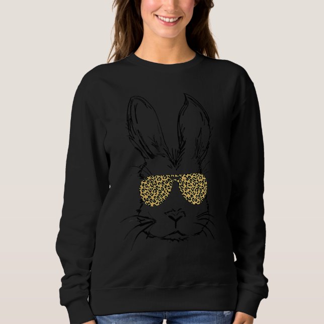 Moletom Bonitos Rostos Leopardo, Páscoas (Frente)