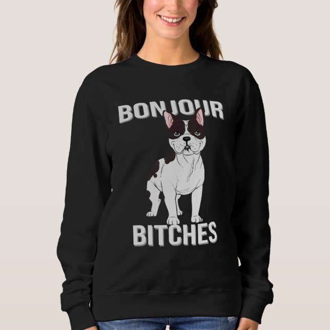 Moletom Bonjour French Bulldog For Frenchie Dog (Frente)
