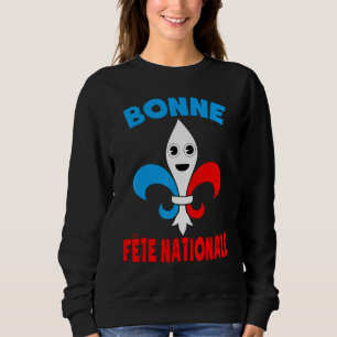 Moletom Bonne Fte Nationale French Bastille Day Fleur-de-l