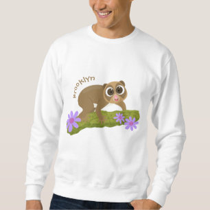 Moletom Bons e felizes loris em desenhos animados