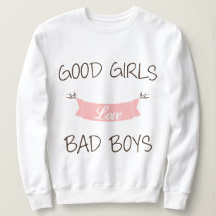 Moletom Bons meninos do mau do amor das meninas