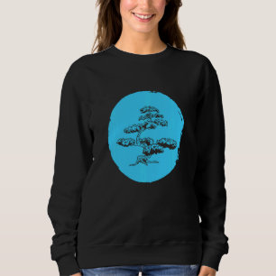 Moletom Bonsai Tree Enso Circle T Shirt Zen Buddh Japonês