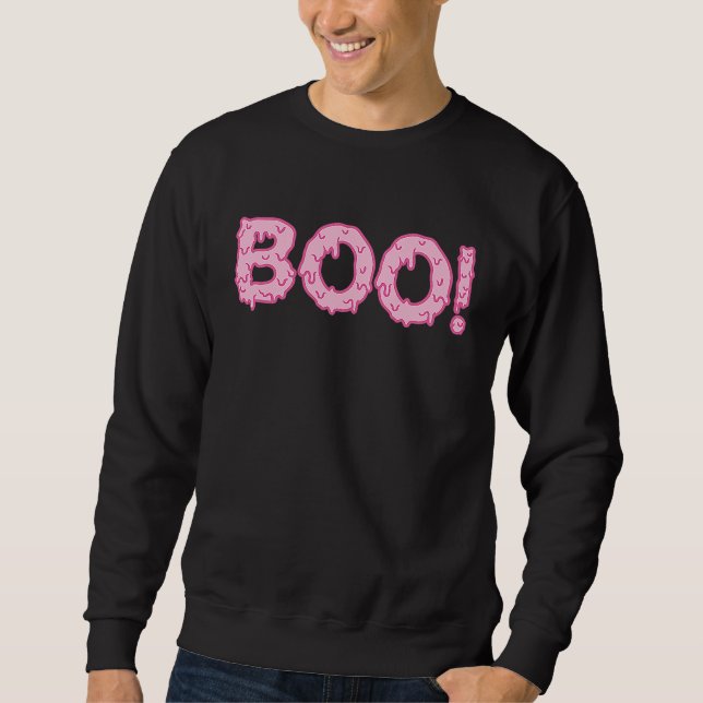 Moletom Boo Halloween Pink (Frente)
