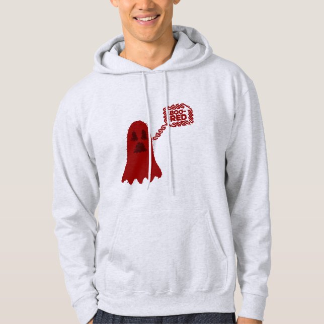 Moletom Boo-Red Men's Hoodie (Frente)
