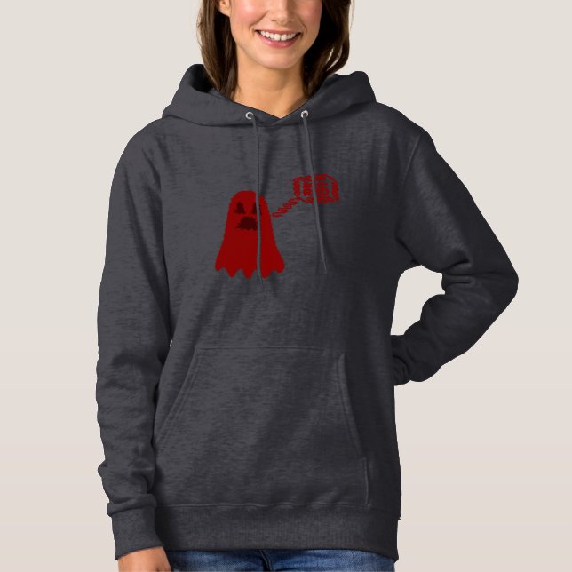Moletom Boo-Red Women's Hoodie (Frente)