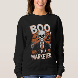 Moletom Boo, sou um publicitário do Halloween Engraçado