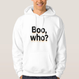 Moletom Boo-Who? Lindos Designs de Tipografia de Halloween