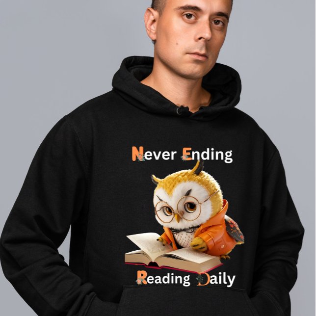 Moletom Book Lover Wise Owl (Criador carregado)