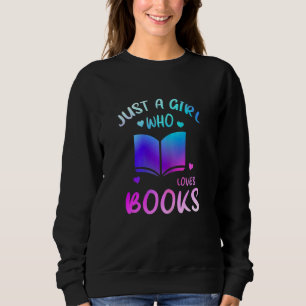 Moletom Bookaholic Lendo Apenas Uma Menina Que Ama Livros