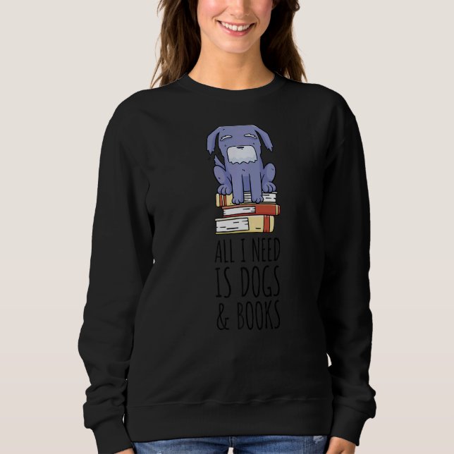 Moletom Bookman Dogs & Books Bookworm (Frente)