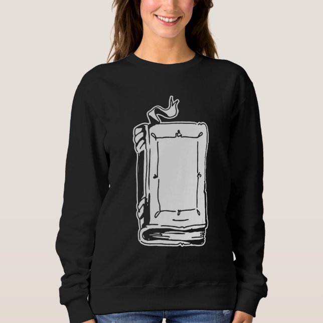 Moletom Bookworm Books Bibliophile Librarian Literature  B (Frente)