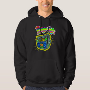 Moletom Boom Box 90's Hop Rainbow Vintage R
