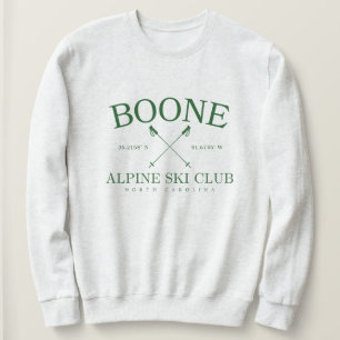 Moletom Boone Alpine Ski Club, Carolina do Norte